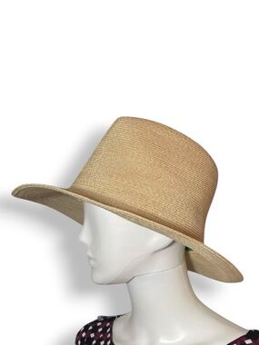 Biltmore Tan Wide-Brim Sun Straw Hat Size Large / X-Large